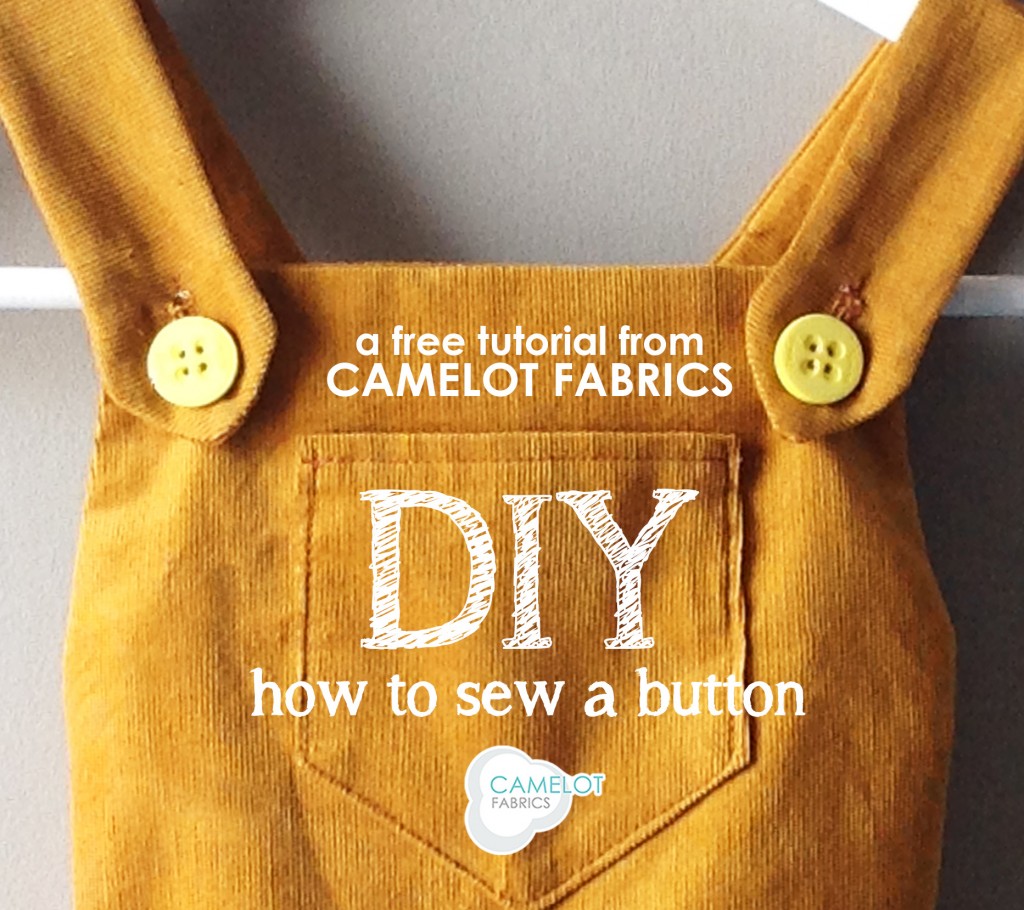 Camelot Fabrics: How to Sew a Button
