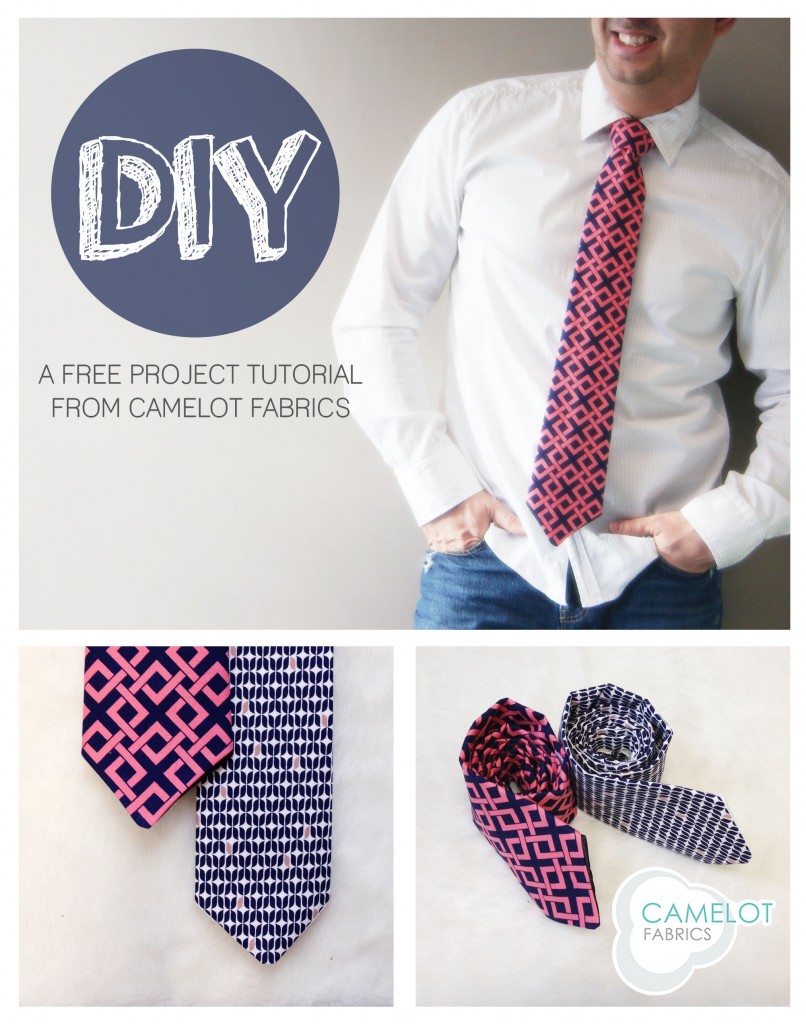 How To’s Day: DIY Necktie Tutorial | Camelot Fabrics. Freshly Made
